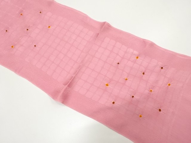 JAPANESE KIMONO / OBIAGE / SILK / UNUSED / SHIBORI